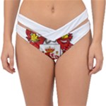 Zabaeleche Coat of Arm Double Strap Halter Bikini Bottom