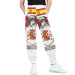 Zabaeleche Coat of Arm Kids  Elastic Waist Pants
