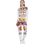 Zabaeleche Coat of Arm Cropped Zip Up Lounge Set