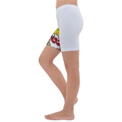 Kids  Lightweight Velour Capri Yoga Leggings 