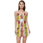 Zabaeleche Coat of Arm Short Frill Dress