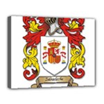 Zabaeleche Coat of Arm Canvas 14  x 11  (Stretched)