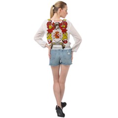 Banded Bottom Chiffon Top 