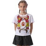 Zabaeleche Coat of Arm Kids  Front Cut Tee
