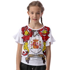 Kids  Cut Out Flutter Sleeves 