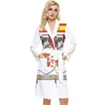 Zabaeleche Coat of Arm Long Sleeve Velour Robe
