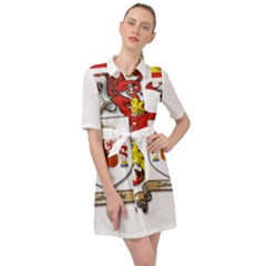 Belted Shirt Dress 