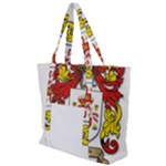 Zabaeleche Coat of Arm Zip Up Canvas Bag