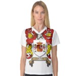 Zabaeleche Coat of Arm V-Neck Sport Mesh Tee