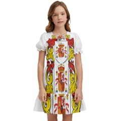 Kids  Puff Sleeved Dress 