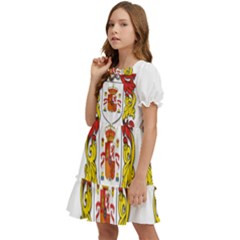 Kids  Puff Sleeved Dress 