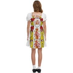 Kids  Puff Sleeved Dress 