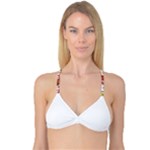Zabaeleche Coat of Arm Reversible Tri Bikini Top