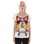 Zabaeleche Coat of Arm Cap Sleeve Top