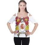 Zabaeleche Coat of Arm Cutout Shoulder Tee