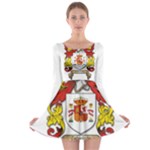 Zabaeleche Coat of Arm Long Sleeve Skater Dress