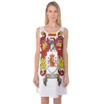 Zabaeleche Coat of Arm Sleeveless Satin Nightdress