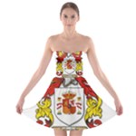 Zabaeleche Coat of Arm Strapless Bra Top Dress