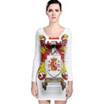 Zabaeleche Coat of Arm Long Sleeve Bodycon Dress