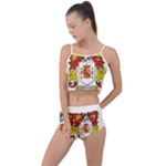Zabaeleche Coat of Arm Summer Cropped Co-Ord Set