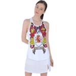 Zabaeleche Coat of Arm Racer Back Mesh Tank Top
