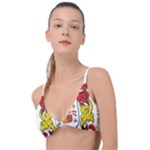 Zabaeleche Coat of Arm Knot Up Bikini Top