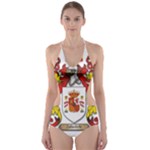 Zabaeleche Coat of Arm Cut-Out One Piece Swimsuit