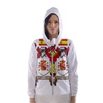Zabaeleche Coat of Arm Women s Hooded Windbreaker