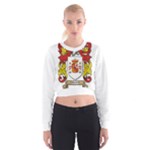 Zabaeleche Coat of Arm Cropped Sweatshirt