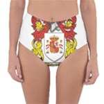 Zabaeleche Coat of Arm Reversible High-Waist Bikini Bottoms