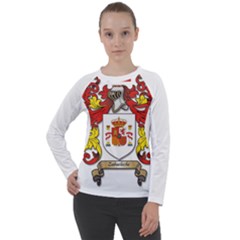 Zabaeleche Coat of Arm Women s Long Sleeve Raglan Tee from ArtsNow.com