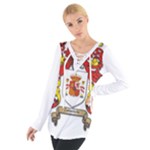 Zabaeleche Coat of Arm Tie Up Tee