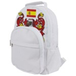 Zabaeleche Coat of Arm Rounded Multi Pocket Backpack