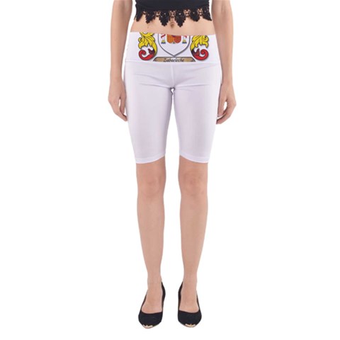 Zabaeleche Coat of Arm Yoga Cropped Leggings from ArtsNow.com