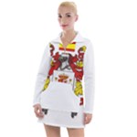 Zabaeleche Coat of Arm Women s Long Sleeve Casual Dress