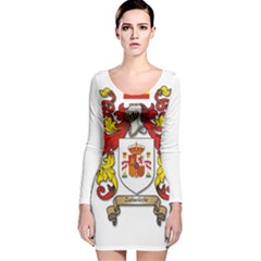 Long Sleeve Velvet Bodycon Dress 
