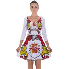 Quarter Sleeve Skater Dress 