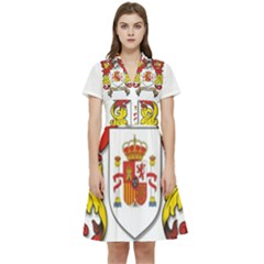 Short Sleeve Waist Detail Dress 