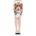 Midi Wrap Pencil Skirt 
