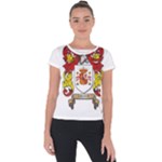 Zabaeleche Coat of Arm Short Sleeve Sports Top 