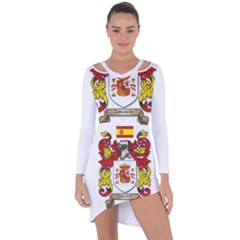 Asymmetric Cut-Out Shift Dress 