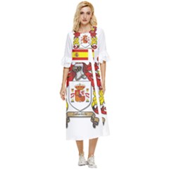 Double Cuff Midi Dress 