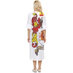 Double Cuff Midi Dress 