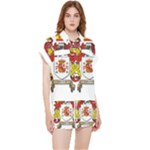 Zabaeleche Coat of Arm Chiffon Lounge Set