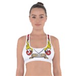 Zabaeleche Coat of Arm Cross Back Sports Bra