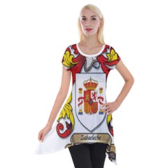 Short Sleeve Side Drop Tunic 