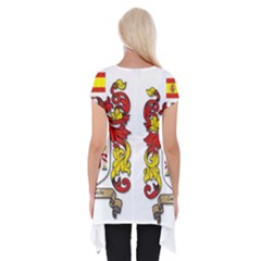 Short Sleeve Side Drop Tunic 
