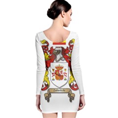 Long Sleeve Velvet Bodycon Dress 