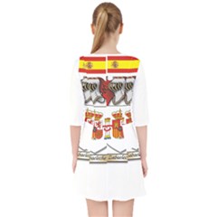 Quarter Sleeve Pocket Dress 