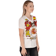 Women s V-Neck Scrub Top 